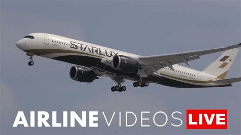 STARLUX Airlines INAUGURAL FLIGHT To Los Angeles LAX YouTube