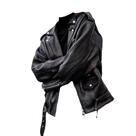 Black Leather Jacket Png Clipart Png Mart