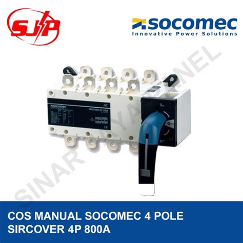 Jual Cos Ohm Saklar Change Over Switch Socomec Sircover P A