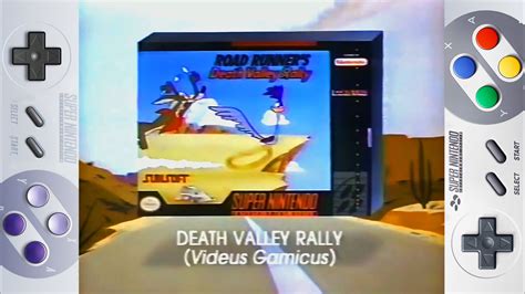 Road Runners Death Valley Rally Videus Gamicus Super Nintendosnes