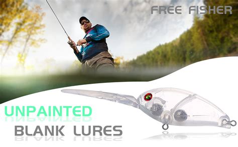 Amazon FREE FISHER 20pcs Lure Blanks Unpainted Fishing Lures