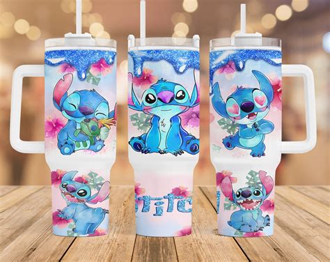 Stitch Disney Cartoon Custom Stanley Cup 40 Oz 30 Oz Tumbler With