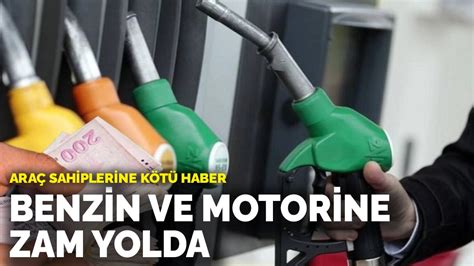 Araç sahiplerine kötü haber Benzin ve motorine zam geliyor 24 ya da