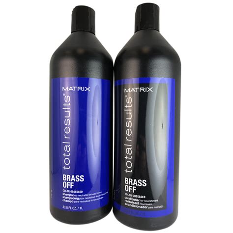 Free Shipping Matrix Total Results Brass Off Shampoo And Conditioner 33 8 Oz Ea