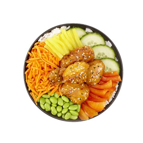 Poke Bowl Au Poulet Croquant Mito Sushis Prêts à Savourer