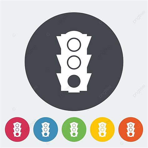 Sem Foro Icono Sem Foro Transporte S Mbolo Vector Png Luz De Freno