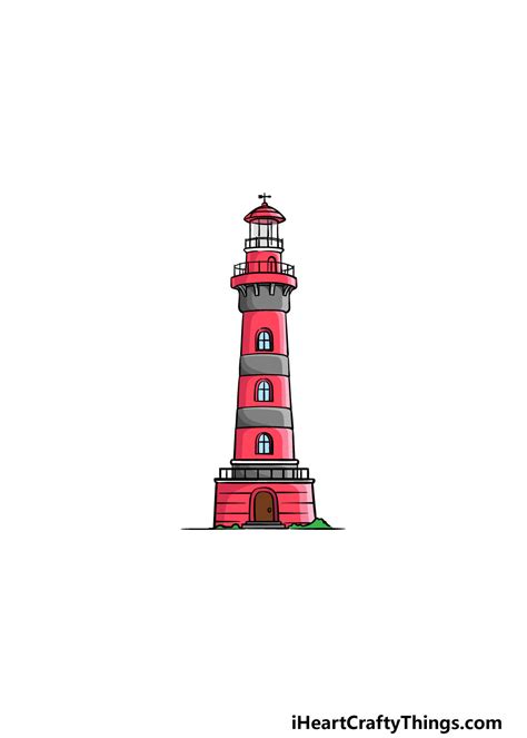 Lighthouse Drawing Color