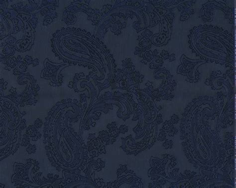 Jacquard Futterstoff Zweifarbig Mit Paisleys Blau Schwarz 27 99