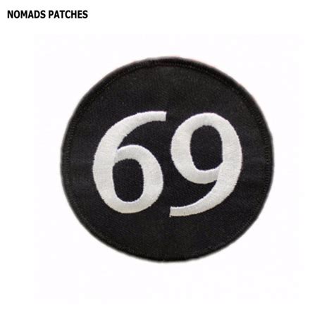 Nomads White 69 Embroidered Iron On Patches Motorcycle Jacket Biker Vest Patches For Clothes Wish