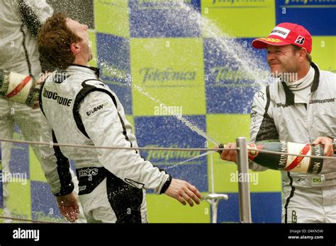 Brazilian Formula One Driver Rubens Barrichello Of Brawn Gp R And