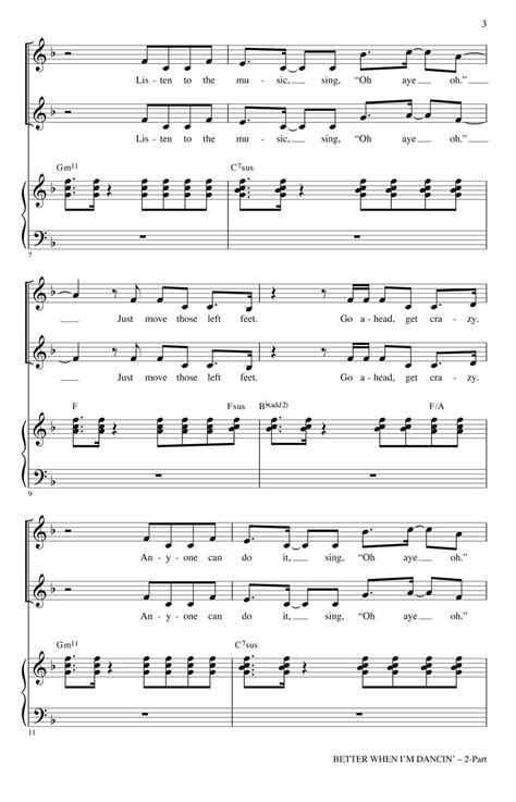 Better When I'm Dancin' Sheet Music by Roger Emerson (SKU: 00155766) - Stanton's Sheet Music