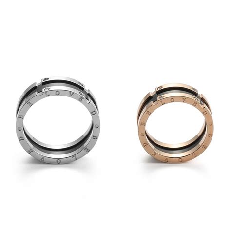 Engravable Love Dobe Matching Promise Rings In Titanium