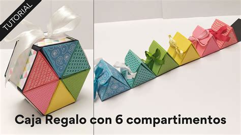 Tutorial Caja Hexagonal Desplegable Con Compartimentos Youtube