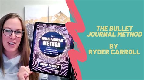 The Bullet Journal Method By Ryder Carroll Video Book Review YouTube