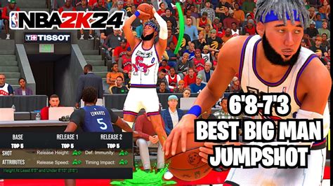 Top 5 Best Big Man Jumpshots For Centers 68 73 In Nba 2k24 Season 3