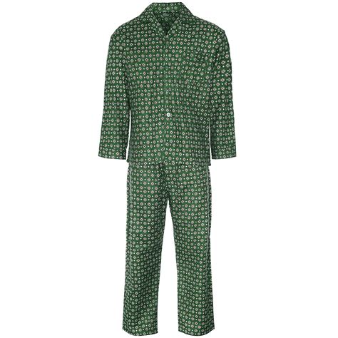 Mens Pyjamas Sets Soft Brushed Cotton Champion Pjs Winceyette Check