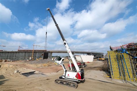 Onsite News A Sennebogen T Telescopic Crawler Crane In Belgium