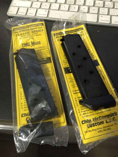 Two Chip Mccormick Classic 1911 8 Round W Fr Magazines W Uplula 45acp