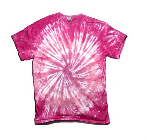 The Pretty Pink Tie Dye T Shirt Short Sleeve And Long Sleeve Etsy