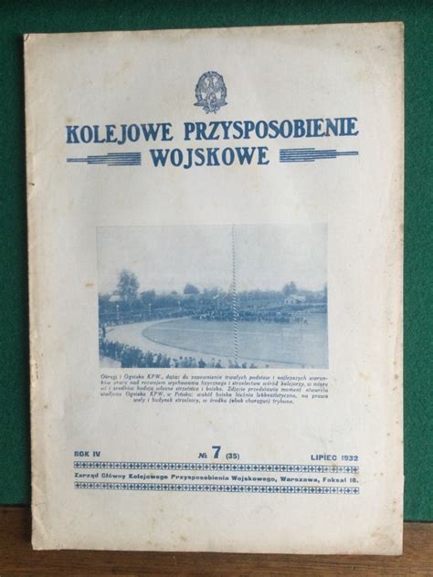 KOLEJOWE PRZYSPOSOBIENIE WOJSKOWE 1932 Żerniki Małe Kup teraz na