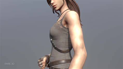 Lara Croft Fortnite Skin 3d Model Youtube