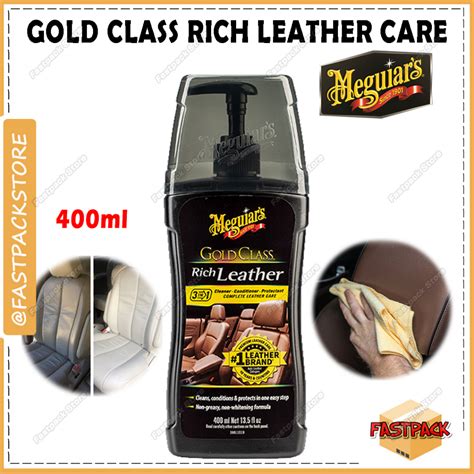 Meguiar S Gold Class Rich Leather Cleaner Conditioner G Shine