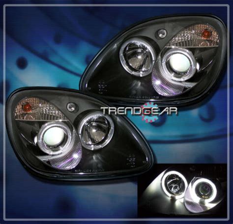 Mercedes Benz R Slk Halo Projector Headlights Black