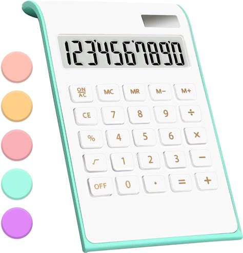 Teal Calculator Upiho Green Office Supplies And Accessories Digits