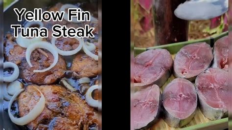 Yellow Fin Tuna Steak Recipe Panlasang Pinoy Youtube