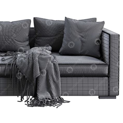 Sofa Meridiani Belmon Gray D Model Greatcatalog