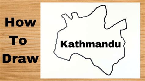 Drawing Kathmandu Capital Map Nepal YouTube