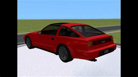 Sims 2 Car Conversion By VoVillia Corp 1988 Nissan 300ZX YouTube