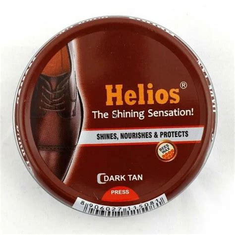 Helios Dark Tan Wax Tin Shoe Polish 40 G Jiomart