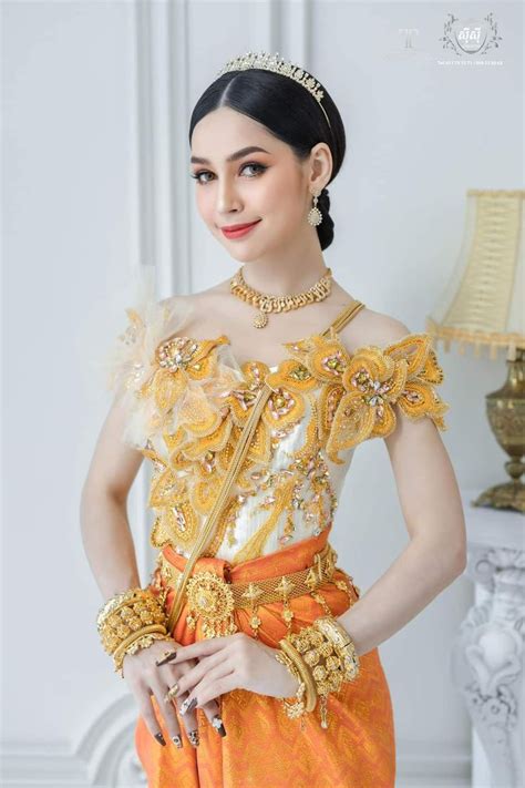 Cambodia Beautiful Cambodia Wedding Outfits Elegant Khmer