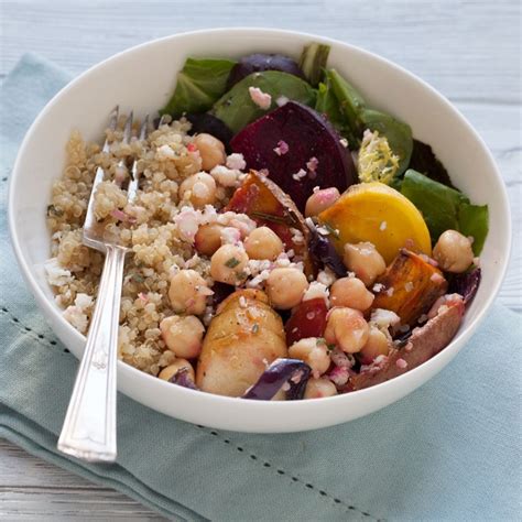 Chickpea Veggie Grain Bowl Recipe Eatingwell