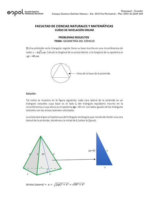 SOLUTION Cap Tulo 8 Problemas Resueltos Geometr A Del Espacio Studypool