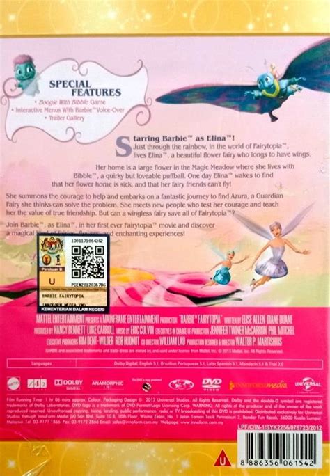 Barbie Fairytopia DVD, Hobbies & Toys, Music & Media, CDs & DVDs on ...