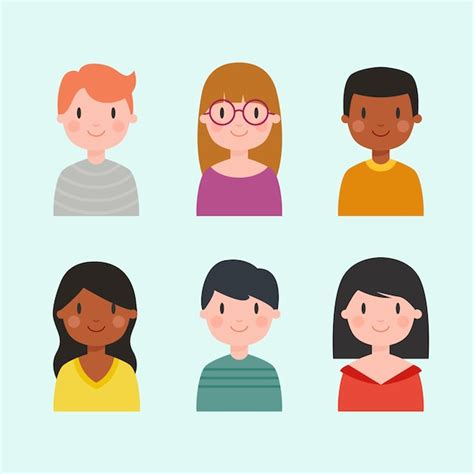 Avatares De Diferentes Personas Vector Gratis