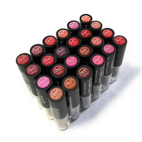 24 Colors Nabi Semi Matte Lipstick Set Smooth Application And Wont Dry Out Lips