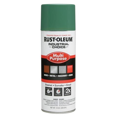 Shop Rust Oleum Industrial Choice Machine Green Spray Paint Actual Net