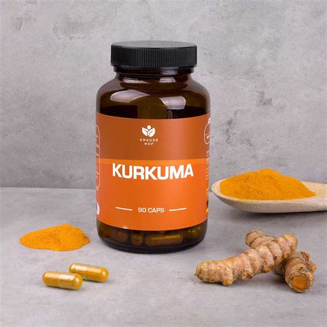 Kurkuma Kapseln Superfoods Sortiment Krausehof Gesundheitsprodukte