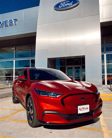 2021 Ford Mustang Mach E First Edition Has Arrived Mccombs Ford West Blog