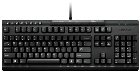 Lenovo Enhanced Performance USB Gen II keyboard QWERTY Finnish, Swedish Black