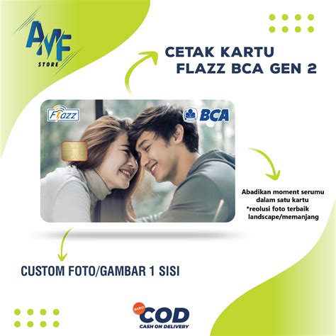 Kartu Flazz BCA Gen 2 Kartu Toll BCA Generasi Terbaru Saldo 0 CUSTOM