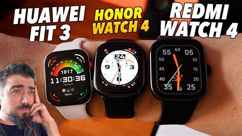 BÜYÜK KAPIŞMA Huawei fit 3 VS Xiaomi Redmi Watch 4 vs Honor watch 4