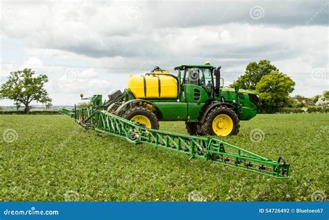 John Deere Sprayer Spraying In Bean Field Editorial Photography Image