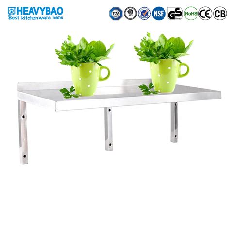 Heavybao Heavy Duty Stainless Steel Wall Shelves For Commercial Kitchen