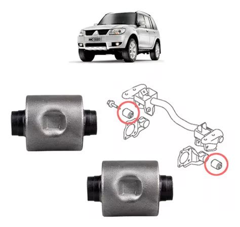 Par Bucha Refil Coxim Lateral Diferencial Pajero Tr4 03 15