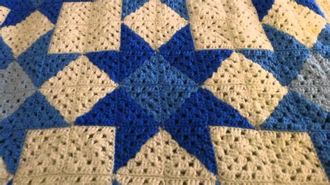 Amish Star Afghan Crochet Pattern Vsasr