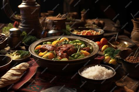 Premium Photo Ethnic Foods And Traditional Dishes